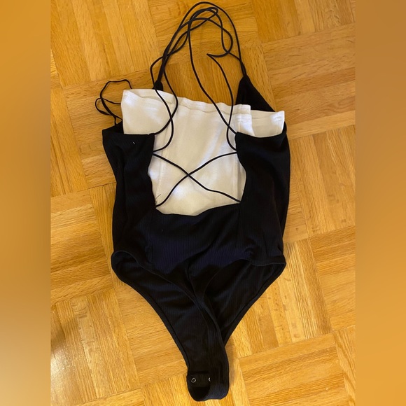 Black backless body suit from Garage, size small - Picture 5 of 5